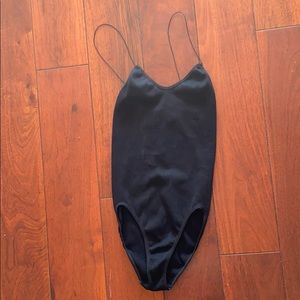 black bodysuit